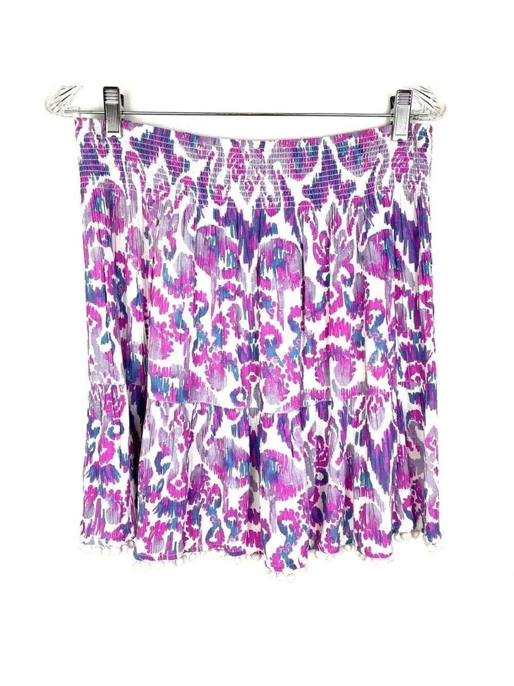 Lilly Pulitzer Evelyn Mini Skirt in Amethyst Beach Bathers size medium - Picture 4 of 6